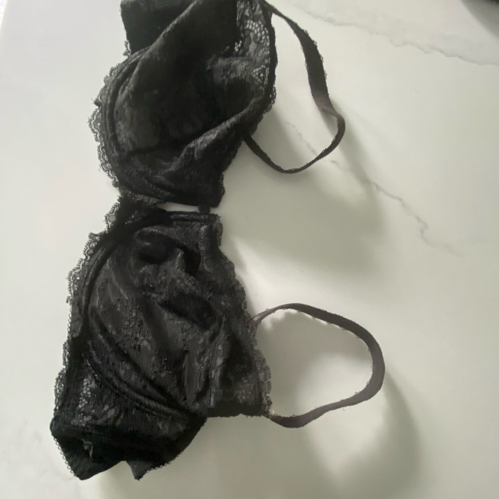 Elegant Black Lace Bra